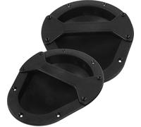 GALPADA 2pcs Recessed Speaker Handles Replacement Black Plastic Ergonomic Pull Handles for Loudspeaker Boxes, Sleek Modern Design, Versatile Audio Equipment Accessory