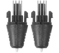 GALPADA 2pcs Replacement Plastic Heads for 3d Printing Pen with Integrated Inserted Design, Compatible with 5v and 12v Models, Providing Precise Printing Effects for Art Projects