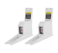 GALPADA 2pcs Retractable Height Measurement Growth Tape and Adults, 2 Meters Long, White Abs and Iron Material with Space-Saving Wall Design, Suitable for Home and Pediatric Clinics