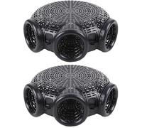 GALPADA 2Pcs Reusable Fishing Trap Crab Cage Crawfish Traps Portable Fish Net Traps for Eel River Lake