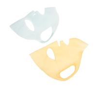 GALPADA 2pcs Reusable Silicone Mask Face Mask Cover for Sheet Hydrating Facial Holder Enhances Absorption Skincare Routine
