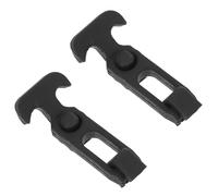 GALPADA 2pcs Rubber T-Handle Latches for Toolbox and Engineering Hoods, Non-Corrosive Body with Positive Latching, Flexible Draw Latch for Secure Closure and Easy Operation