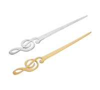 GALPADA 2pcs Sealing Wax Mixing Rods with Elegant Musical Note Design Versatile Stirring Sticks for Wax Melting Stamp Making for Artists Stamp Enthusiasts