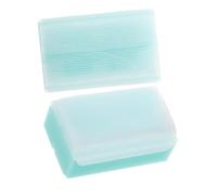 GALPADA 2pcs Sensory Sponge Brush for Bathing Soft Tactile Massage Sponge for Newborn Cleaning and Sensory Integration Training Green