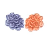 GALPADA 2pcs Shampoo Brush Silicone Cradle Cap Removal Hair Wash Brush Gentle Scalp Care Comb for Boy Girl Newborn Bath