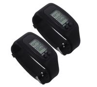 GALPADA 2pcs Silicone Activity Tracker Watches for Women with Versatile Functionality and Portable Design, for Everyday Use and Outdoor Activities, Counting Steps and Monitoring