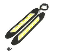 GALPADA 2PCS Silicone LED Daytime Running Lights with Dual Color Turn Signal Superbright Car Drl Strips Low Power Consumption Easy Installation for Enhanced Safety