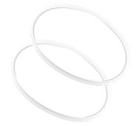 GALPADA 2Pcs Silicone Pressure Cooker Gaskets Compatible with Midea Electric Pot Sealing Rings Flexible Heat-Resistant Cooker Sealing Ring Accessories for Efficient Air Pressure Retention