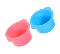 GALPADA 2pcs Silicone Wax Warmer Liner Bowl Non Stick Wax Pot Replacement for Hair Removal Foldable Durable High Temperature Resistant Silicone Easy Demolding Design