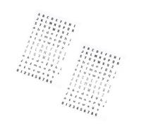 GALPADA 2pcs Small Clear Alphabet Stamps for DIY Crafts and Scrapbooking Safe Material Easy to Clean Educational Tool for Cognitive Development and Card Decoration