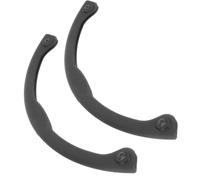 GALPADA 2pcs Snowboard Tip Protector Bumper Rubber Arc Black Winter | Anti Collision Strip, Vibration Damping, Weatherproof Design, for Tails and Boards, Advanced Riders
