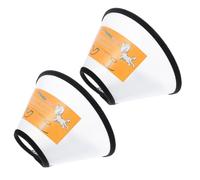 GALPADA 2pcs Soft Licking Pet Neck Circles for Cats and Dogs Post Surgery Collars Prevent Biting Scratching Wounds Comfortable Fit for Neck
