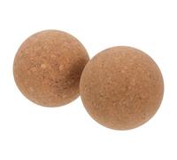 GALPADA 2Pcs Soft Wood Cork Stoppers Ball-Shaped Bottle Plugs for Wine Whiskey Decanter Glass Bottles Universal Reusable Sealing Replacement Stopper for Carafes