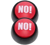 GALPADA 2Pcs Sound Buttons with Yes No Response Easy to Use Party Prank for Fun Games Electronic Trick Button for Gatherings and Competitions and Safe Design