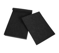 GALPADA 2pcs Speaker Soundproof Pads Noise Isolation Pad Sponge Sound Isolation Cushion Black High-density Material Absorbs Vibration Energy Sound Deadening for Speaker Box