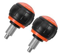 GALPADA 2pcs Spherical Spring Pin Knob Replacement for Exercise Bike, Abs and Iron Material, Secure Locking System with Quick and Easy Installation, for Home Gym Fitness Equipment