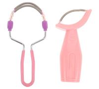 GALPADA 2pcs Spring Facial Hair Removal Manual Epilator Portable Hair Remover for Face and Lip Quick Extraction Plastic Beauty Tool for Women