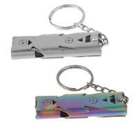 GALPADA 2pcs Stainless Steel Bird Training Whistle Multi Functional Outdoor Whistle for Pigeons Dogs and Birds Lightweight Safe and Loud Sound for Communication