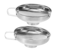GALPADA 2pcs Stainless Steel Mini Funnel for Cremation Jewelry Ashes Filling Durable Liquid Dispensing Tool for Small Openings for Keepsakes and Memorials