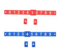 GALPADA 2Pcs Table Football Score Counters Portable Foosball Scoring Markers with Red and Blue Mini Frame for ’ Small Table Soccer Games