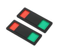GALPADA 2pcs Toilet Privacy Slider Signs Abs Door Plaques with Vacant Occupied Slide for Bathroom Restroom Office Use Self Adhesive Easy Installation