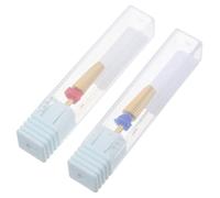 GALPADA 2pcs Tungsten Carbide Nail Drill Bits Set Gold f and m Cuticle Safety Bits for Acrylic Nails Manicure Pedicure Tools