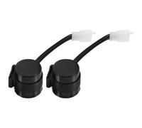 GALPADA 2pcs Turn Flasher Relay Signal Flasher Turn Signal Indicator Buzzer for Vehicle Scooter Black Plastic High Brightness Easy Installation Daily Commute Road Trips