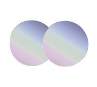 GALPADA 2Pcs Ultra Thin Loose Powder Case with Mirror Puff Portable Cosmetic Powder Box for Travel Daily Use and Outdoor Activities Durable Design for Effortless Refills