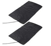 GALPADA 2pcs Usb Pet Heating Pad 3 Mode Adjustable Temperature Heated Mat Portable Outdoor Heater Warmer Cushion For Reptiles Textures Patterns Are Different
