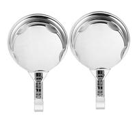 GALPADA 2pcs Vacuum Suction Hooks Suction Cups Sucker Hooks 4.13x2.55x1.18in Abs Strong Sturdy to Hang Coats Keys Bags Umbrellas Towels for Bathroom Mirror and Smooth Surfaces