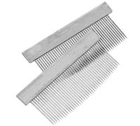 GALPADA 2Pcs Violin and Erhu Bow Combs Horse Hair Combing Tools Metal Bow Hair Grooming Accessories for String Instrument Maintenance and Repair