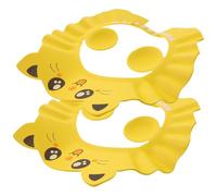 GALPADA 2pcs Waterproof Shower Caps with Adjustable Eva Material and Ear Protection, Hair Washing Shield for Bath Time Safety and Comfort