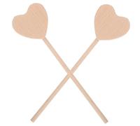 GALPADA 2pcs Wooden Fairy Wands DIY Craft Kit for Smooth Polished Safe Wood Fairy Stick for Theme Parties Stage Performances and Photography Props Unfinished for Coloring and Graffiti