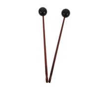 GALPADA 2pcs Wooden Handle Rubber Head Glockenspiel Mallets for Tongue Drum Xylophone Bell Stick Percussion Drum Sticks Comfortable Grip for Resonant Sound