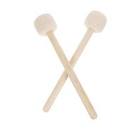 GALPADA 2pcs Wool Felt Drumsticks with Wood Handle Big Drum Hammer for Sturdy Percussion Instrument Accessory Firm and Stable Striking Feeling