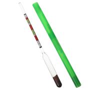 GALPADA 3-in-1 Measuring Specific and Potential Alcohol Hydrometer with Synthetic Material in Green Colour for and Maple Syrup Testing for Home Brew