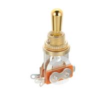 GALPADA 3 Levels Metal Guitar Pickup Selector Toggle Switch with Gold Tone Cap for Electric Guitar Portable Pickup Control Suitable for Outdoor Use by Guitarists