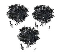 GALPADA 3 Packs Music Note Confetti Decorations for Birthday Parties Baptism Graduation Home Table Decor Assorted Paper Scraps for Festive Celebrations