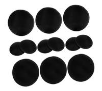 GALPADA 3 Pair Bra Inserts Bra Pads Sponge Padding Round Black Breathable Lightweight