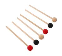 GALPADA 3 Pairs Sturdy Wooden Drum Mallets of Ergonomic Xylophone Sticks for Comfortable Playing Lightweight Portable Design for Beginners Professionals Durable Reliable Performance