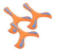 GALPADA 3 pcs Foam Boomerang for Outdoor Throwing EVA Material Soft Boomerangs Bright Colors Easy to Use Fun Lawn Game Random Color