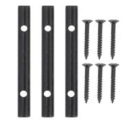 GALPADA 3 Sets Black Zinc Alloy Electric Guitar String Retaining Rods Lightweight Pressure Chord Tools, Easy to Install Instrument Accessories for Electric Guitars