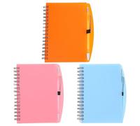 GALPADA 3 Sets Pocket Sized Spiral Notebooks with College Ruled Paper and Plastic Covers, Small Notepads for Versatile Writing and Sketching, for Students and Professional Settings