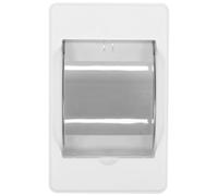 GALPADA 3 Way Small Breaker Box Electrical Junction Box with Ip65 Waterproof Abs PC Enclosur Current 63a, Suitable for Outdoor and Workshop Use with Window Protection