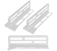 GALPADA 3 x Fridge Organiser, Adjustable Plastic Dividers for Fridge Door, Practical Food Divider for Optimal Use of Space