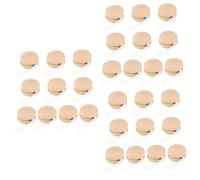 GALPADA 30 Pcs DIY Unfinished Wooden Responsive Ball for Creative Graffiti Painting Craft Hand-Eye Coordination Development Activity Supplies