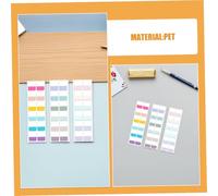 GALPADA 30 Sheets Colorful Writable Book Tabs Bulk Pack Sticky Index Page Markers for Notebooks Filing Journals with Strong Adhesive for Clear Document Sorting and Visual Clarity