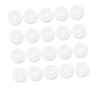 GALPADA 30pcs Electric Guitar Parts Plastic Pedal Knobs Guitar Pedal Button Toppers Footswitch Cap Replacement Instrument Protection Cap Transparent