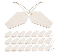 GALPADA 30pcs Halloween Tombstone Wood Cutouts Lightweight Blank Wooden Slices for Painting DIY Crafts Easy to Hang Spooky Decorations for Party and Home