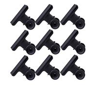 GALPADA 30pcs Note Clips Metal Nail Clamps Strong Holding Power Practical Fixing Clips Black for Home Restaurant Office Use 38mm